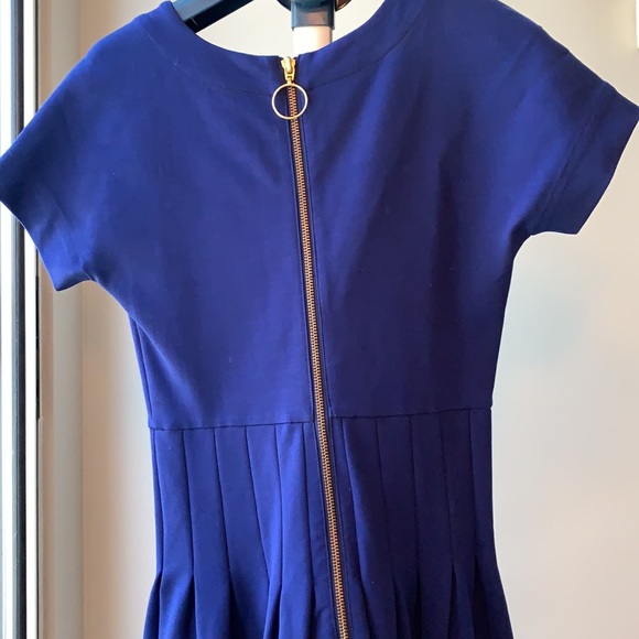 🔹Pink Tartan royal blue dress 🔹 - Picture 3 of 4